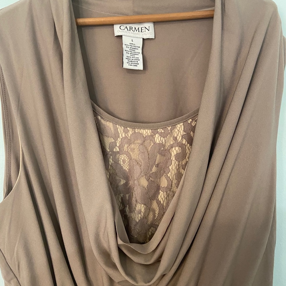 Carmen sleeveless lace top